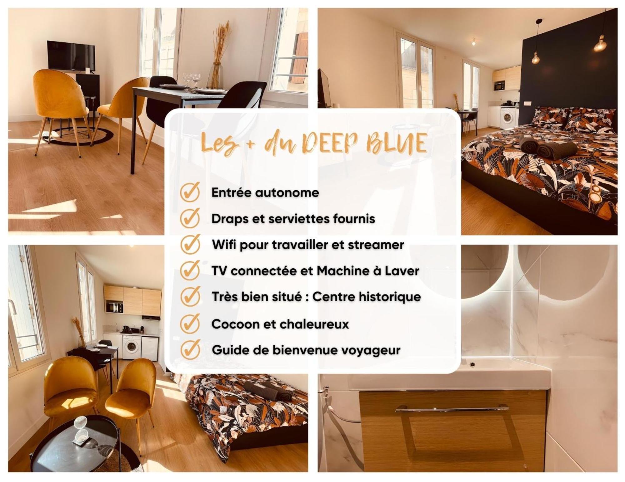 Appartamento Le deep blue - Centre historique - Wifi et Netflix - Stationnement aisé Niort Esterno foto